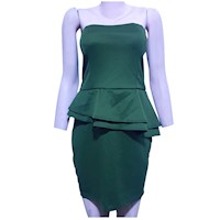 Vestido Peplum Mujer Talla XL Brat Star